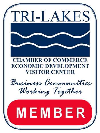 Tri-Lakes Chamber of Commerce, Economic Development and Visitor Center member badge